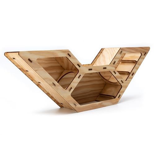 Hamster Tunnel Aus Holz Zum Beobachten, Watchbox Mit Kletterleiter, Spielzeug Für Zwerghamster, Rennmäuse, Mäuse Oder Ähnlich Große Haustiere, DIY