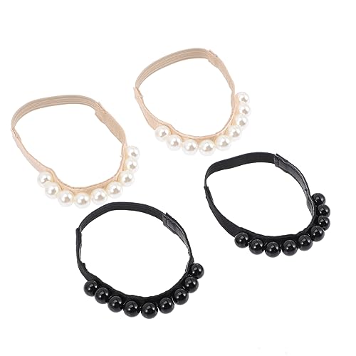 COLLBATH Ankle High Heel Straps 2 Pairs Elastic Shoe Straps Detachable Shoelace