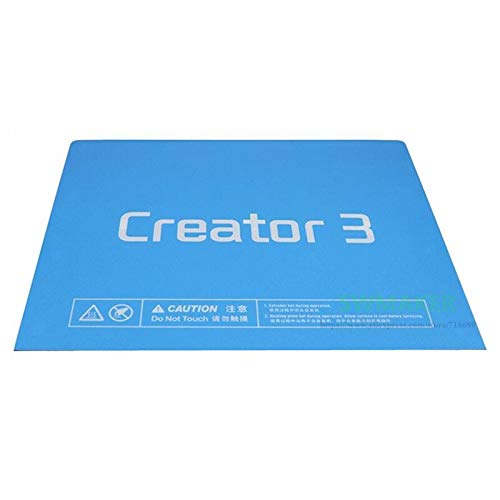 Lysee 3D Printer Parts & Accessories - Blue Build Tape Surface Print Sticker for Flashforge Creator 3 3D Printer Build Plate Parts - (Size: 1pcs Blue Tape)