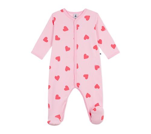 Petit Bateau Pyjama bébé en Coton imprimé cœurs