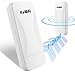 Produktbild WLAN Bridge Point to Point Outdoor, 2.4 GHz 1 KM Long Range Point to Point Wireless Bridge, WiFi Bridge mit 2 100 Mbit/s-Port, 24V PoE Adapter, IP65 wetterfest, für Starlink, Garage, Scheune, Shop