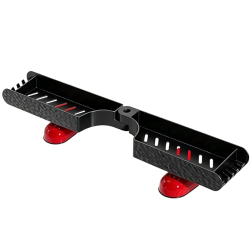 Faucet Shelf - ABS Kitchen Sink Organizer Tray, 64cm Expandable Storage Rack | No Drill Anti Slip Sponge Holder For Bathroom, Sh