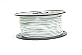 M22759/16-20 Mil-Spec Tefzel Hi-Temp Stranded Wire 20AWG Gauge … (25FT, White)