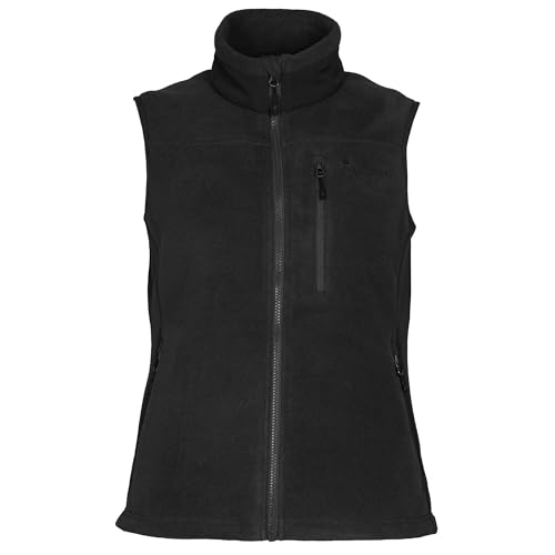 Pinewood Damen ärmellose Weste, grüne Fleeceweste aus 100% übergebliebenen Stoffen, ärmelloses Fleece Outdoor ideal für die Jagd und zum Wandern