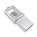 Price comparison product image TOPESEL 64GB Mini USB 3.0 Type C Dual USB Memory Stick, OTG High Speed Waterproof Flash Drive Thumb Drive, Pen Drives for Type-C SmartPhone, Tablet, Pixel, PC - Silver
