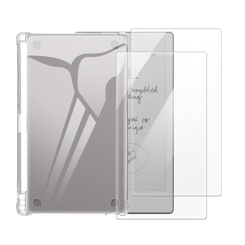 Coque 2 en 1 avec protecteur d'écran pour Remarkable Paper Pro 7.3 2025 housse transparente