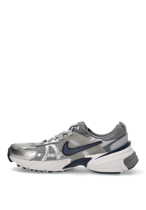 Nike V2K Run Shoes (HJ4497-002, Wolf Grey/Cool Grey/White/Midnight Navy) Size 103