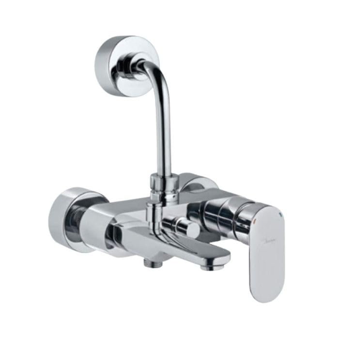 JAQUAR Opal Prime Series Single Lever Wall Mixer 3-in-1 System with Provision for Hand Shower & Overhead Shower with 115mm Long Bend Pipe, Connecting Legs & Wall Flange (Without Hand&Overhead Shower) (B0CD7Z8KSR) Amazon Price History, Amazon Price Tracker