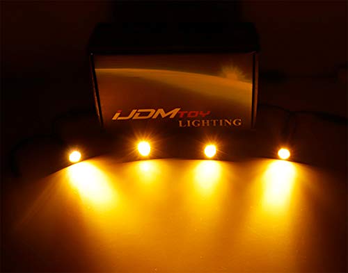Kit 4 luces LED ámbar para parrilla de vehículo miniatura 3
