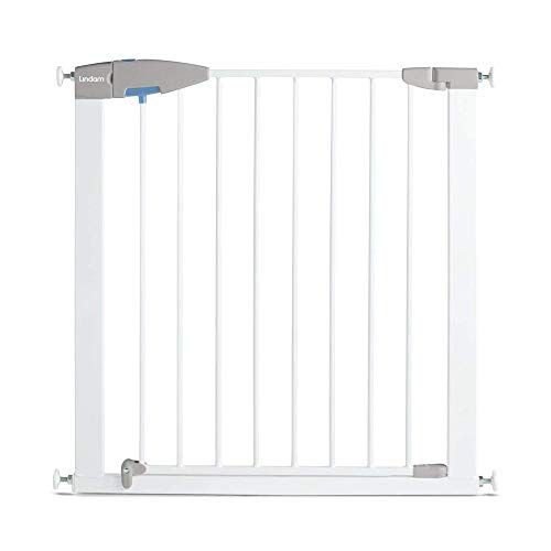 Lindam by Munchkin Sure Shut Porte Pressure Fit Safety Gate, White, 76-82 cm