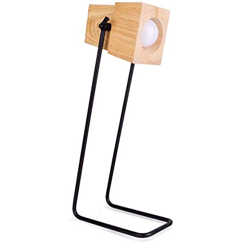 Preisvergleich Produktbild HDZWW Büro-Schreibtisch-Lampen-Lese Schlafzimmer Nacht Studie Nordic Studentenmassivholz Augenschutz moderner kreative Schreibtischlampe Study