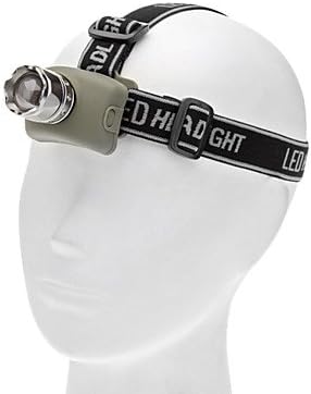 Lanmei Focus-Adjustable Osram 3-Mode LED Headlamp (140LM, 3xAAA, Gray)