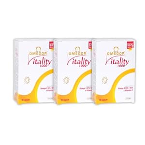 Omegor Vitality 1000 Kapseln mit Vitamin E