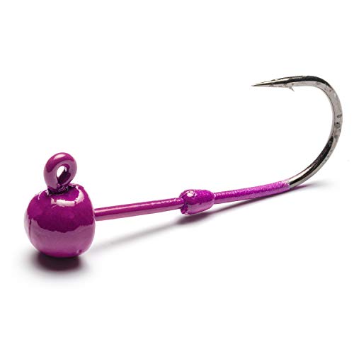Mustad Worm Jig Purple 1/8Oz #TOP25