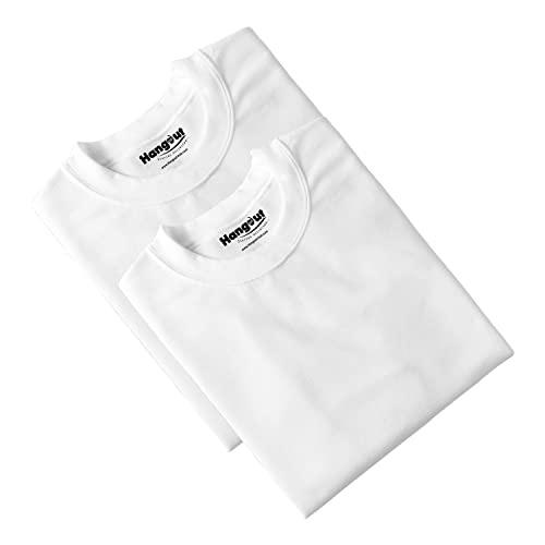 Image of Hangout Hub HH81 Men & Women T shirts |Round Neck T-Shirt| Regular Fit | Half Sleeves | Cotton | Couple Tshirts for Couple |Pack of 2|Couple T-Shirts