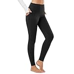 baleaf Winter Clothing Women Leggings Fleece Lined Tights Thermal Warm Thick Cold Weather Gear 1 Pockets