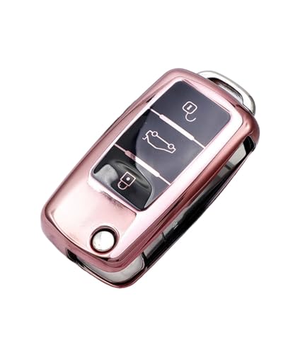 Coque de clé rose pour Tiguan Golf Jetta, trouvez vos clés dans le sac
