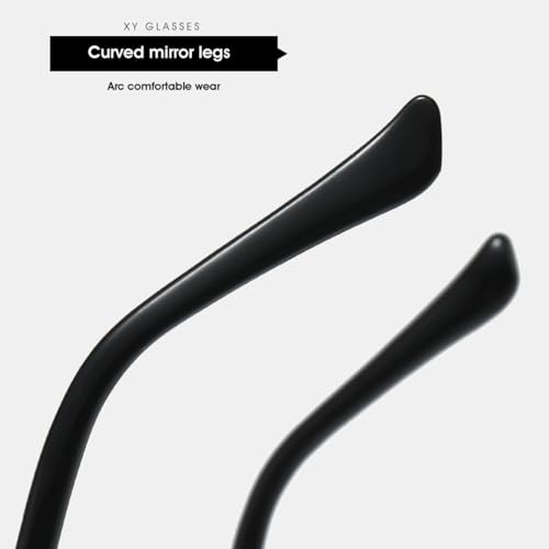 Lunettes de soleil double pont en métal design rétro chic - 7