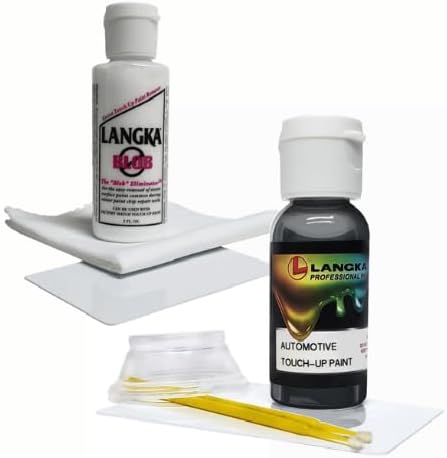 Miniatura 4 de Langka Pintura de retoque de 1 onza compatible con Chevrolet, Onix, GB8WA384A, Ebony Twilight Metallic.