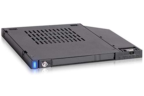Icy Dock flexiDOCK MB511SPO-1B Rack Amovible pour SSD ou HDD 2.5" SATA/SAS remplaçable à Chaud pour Baie de Ultra Slim Odd