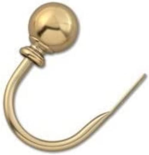 Graber 5/8-Inch Round Metal Curtain Rod - Ball Design (Available in Adjustable Widths & Colors)