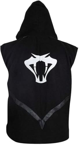 RKO Wrestler Randy Black Cotton Wrestling Hoodie Hooded Orton Vest Men2