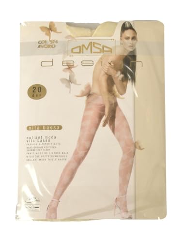 Collants femme taille basse Omsa anti-compression à motifs 20 deniers