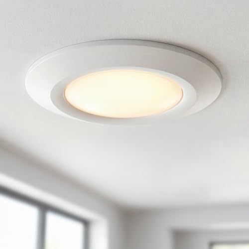 Progress Lighting Intrinsic 7.25" LED Surface Mount Light, Satin White by Progress Lighting - Used condition - Image 3