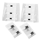 CIYODO 4 Stück Transparente Waschbare Fußschutzbezüge aus Bruchfestem Material für Zahnarztstühle Rutschfeste Stuhlkissen für Praxiseinheiten und Bequeme Fußentlastung