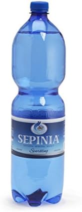 Sepinia Natural Sparkling Mineral Water from Molise, Plastic Bottle, 50.7 Fluid Ounce (Pack of 6)