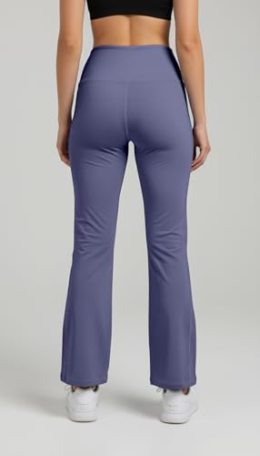 Image of Mehrang High Waist Wide Leg with Side Pockets || Stretchable Tights || Sports Fitness Activewear Yoga Pants for Women