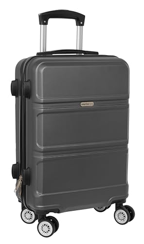 Valise cabine Safta Travel bagage rigide trolley gris foncé One Size