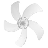 uonlytech accessori 3 pz pala del ventilatore pavimento parti del pale del ventilatore 37 cm pala di ricambio della ventola ventilatore verticale mista 35 c plastica bianca piccolo