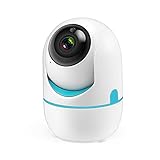 【2021 Upgrade 】 3MP Security Camera, Pan/Tilt/Zoom 2K WiFi Home Indoor IP Camera for Baby/Pet/Nanny Monitor, Night Vision, 2-Way Audio, Motion Detection, Cloud/Local Storage
