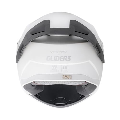 Image of GLIDERS Vortex with Spoiler Flip-Up Full Face Helmet with Clear Visor