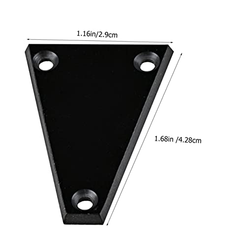 SWOOMEY Guitar Truss Rod Covers Gr06a Black Plastic Case 3 Screws for Guitar Fittings Guitar Parts - Thumbnail 2