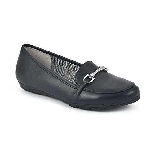 Image of CLIFFS BY WHITE MOUNTAIN Women's Glowing Cushioned Loafer Flat