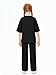 Haloumoning Girls Clothing Sets Summer Oversized T Shirts and Wide Leg Pants Kids Fashion 2 Piece Outfits 4-14 Years