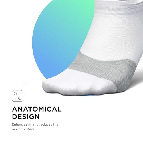Image of Feetures Elite Light Cushion Mini Crew Sock - Sport Sock with Targeted Compression