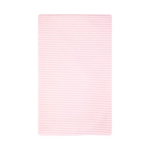 Image of Hudson Baby Infant Girls Cotton Flannel Burp Cloths 12-Pack Bundle, Pink Mint Floral, One Size