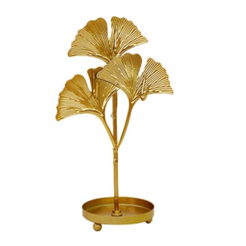 Vintage Jewelry Tree Stand Gold Keychain Display Small Necklace Holder - image 1