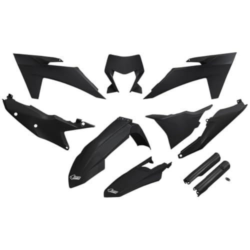 Kit complet noir UFO PLAST KTM EXC-F 350 2024 plastique origine