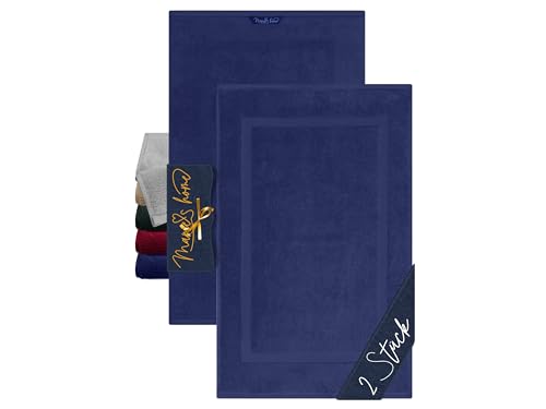 Marie´s Home 2er Pack Duschvorleger klassisch für Dusche, Wanne und WC 1612.2351, 50 x 80 cm,...