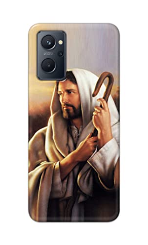 Image of PRINTFIDAA Catholic Image of Jesus Christ from Slovakia Hard Back Cover for Realme 9i Back Cover -(P6) KAT1003