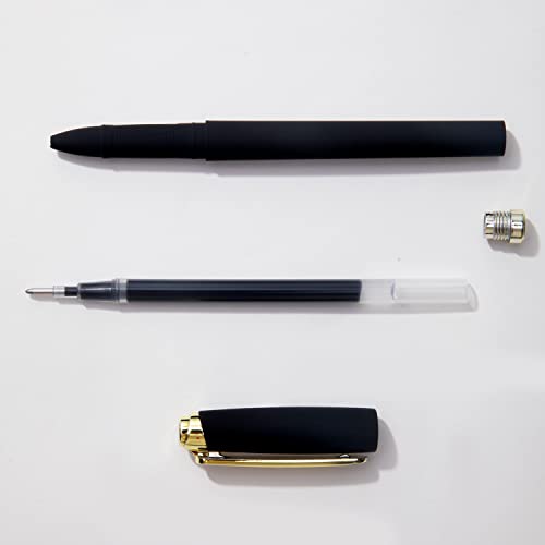 Bolígrafos de tinta negra gel 1.0 mm, 12 unidades miniatura 6