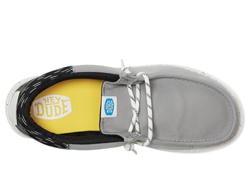 HEYDUDE Kid's Wally Funk Jersey Jacquard (Little Big Kid) Slip-On2