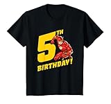 Kids The Flash 5th Birthday T-Shirt