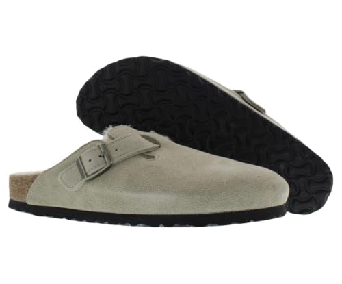 Image of Birkenstock Boston VL Shearling Narrow Unisex Shoes | Casual Shoes