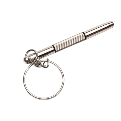 Uonlytech Cacciavite Per Precisione Miniatura Riparazione Portachiavi in Argento Per Montature Per Gioielli Orologi