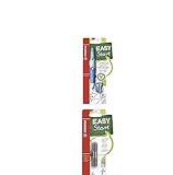 Ergonomischer Druck-Bleistift für Rechtshänder - STABILO EASYergo 3.15 in blau - inklusive 1 dicken Mine & Spitzer + Minen zum Nachfüllen - STABILO EASYergo 3.15 Nachfüllminen - 6er Pack HB